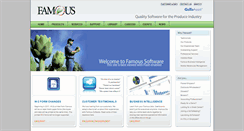 Desktop Screenshot of famoussoftware.com